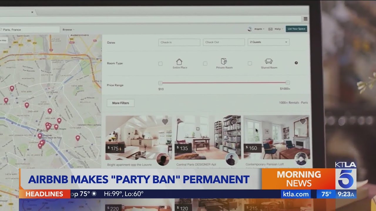 Airbnb makes global party ban permanent
