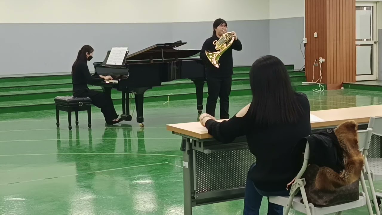 F. A. Rosetti Horn concerto in E flat, mov. 3 Horn player: YuWen 秦郁雯高中學習歷程