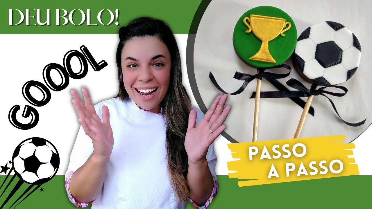 |Deu Bolo!| Tutorial - Festa Futebol em Pasta Americana