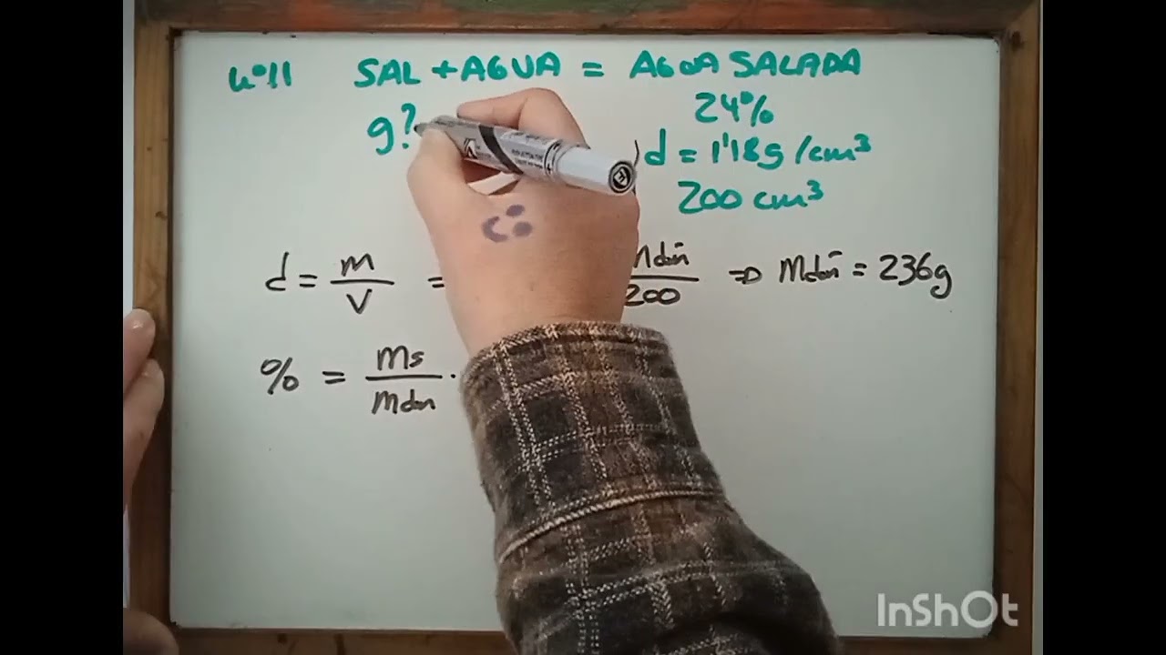 Problemas disoluciones 3ESO