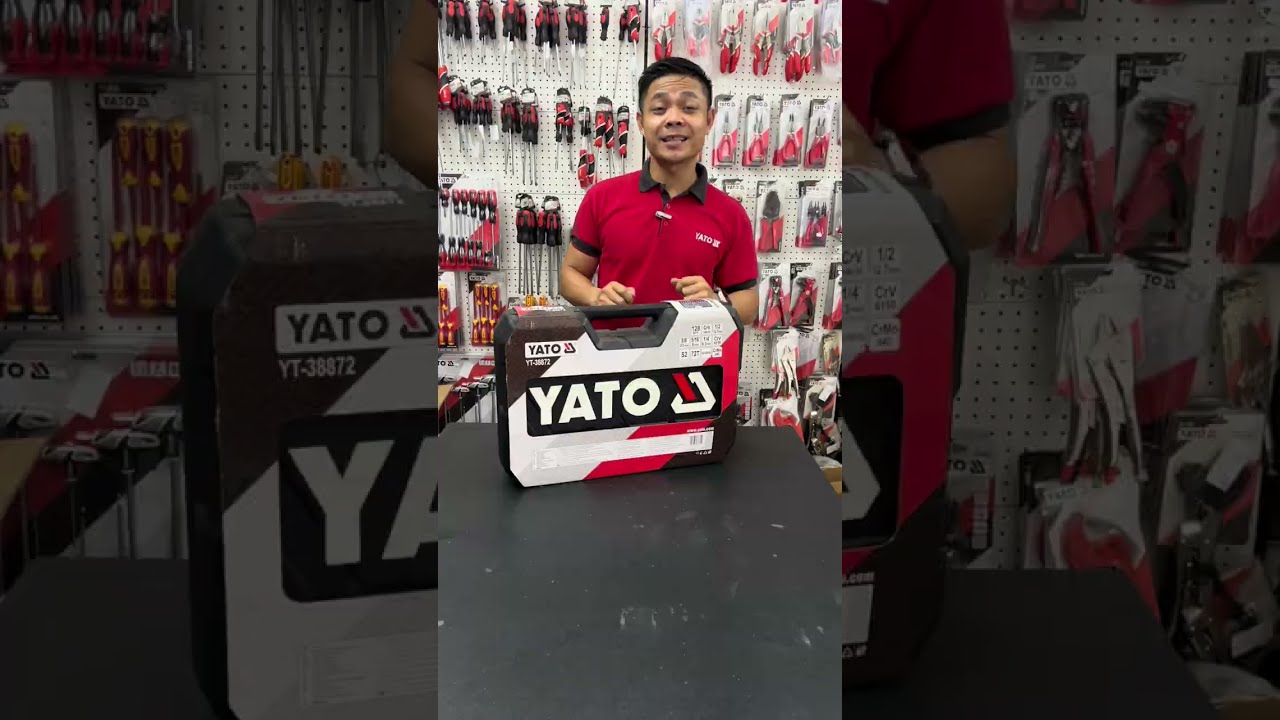 Bộ Tu&yacute;p Tay Vặn 128 Chi Tiết YT-38872 Sửa Chữa &Ocirc; T&ocirc; Xe M&aacute;y #Yato