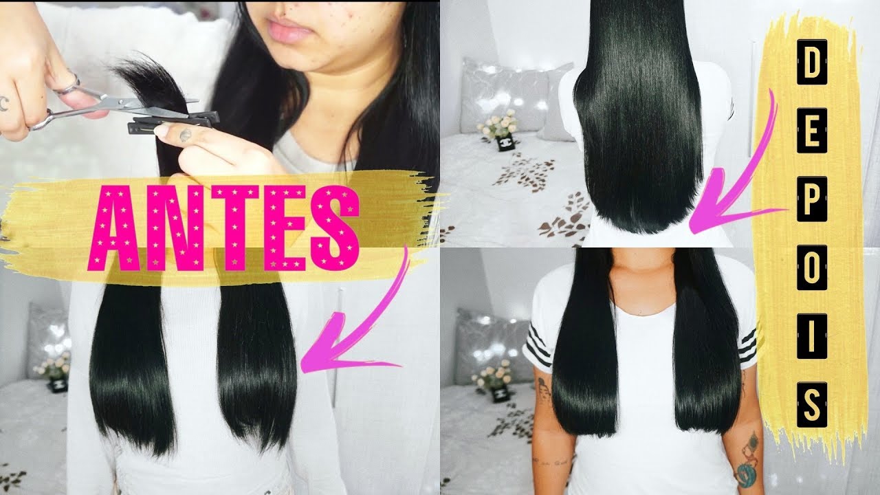 ♥Cortando as pontas do cabelo em casa - por Tárcia Suélem