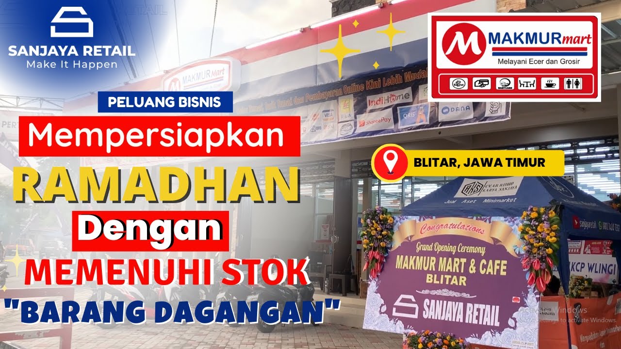 PERSIAPKAN BARANG DAGANGAN MENJELANG RAMADHAN || MAKMUR MART DAN CAFE, BLITAR, JAWA TIMUR
