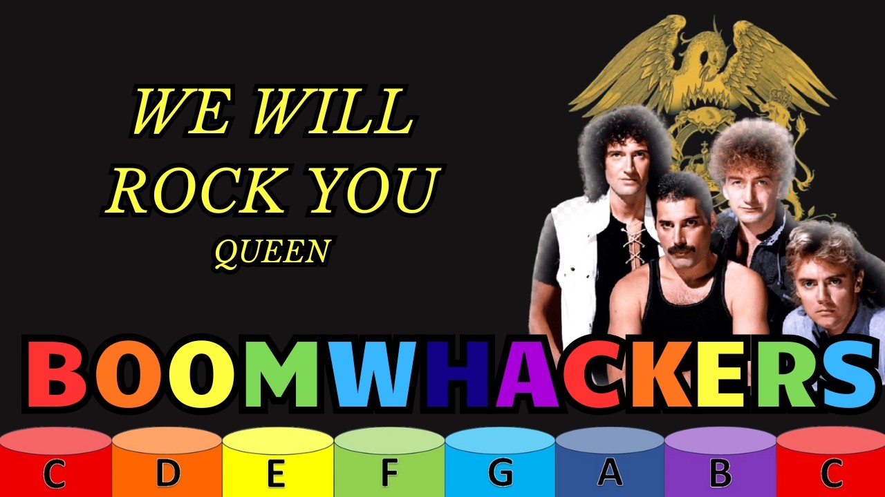 We Will Rock You – Color Coded Music | Boomwhackers Play Along