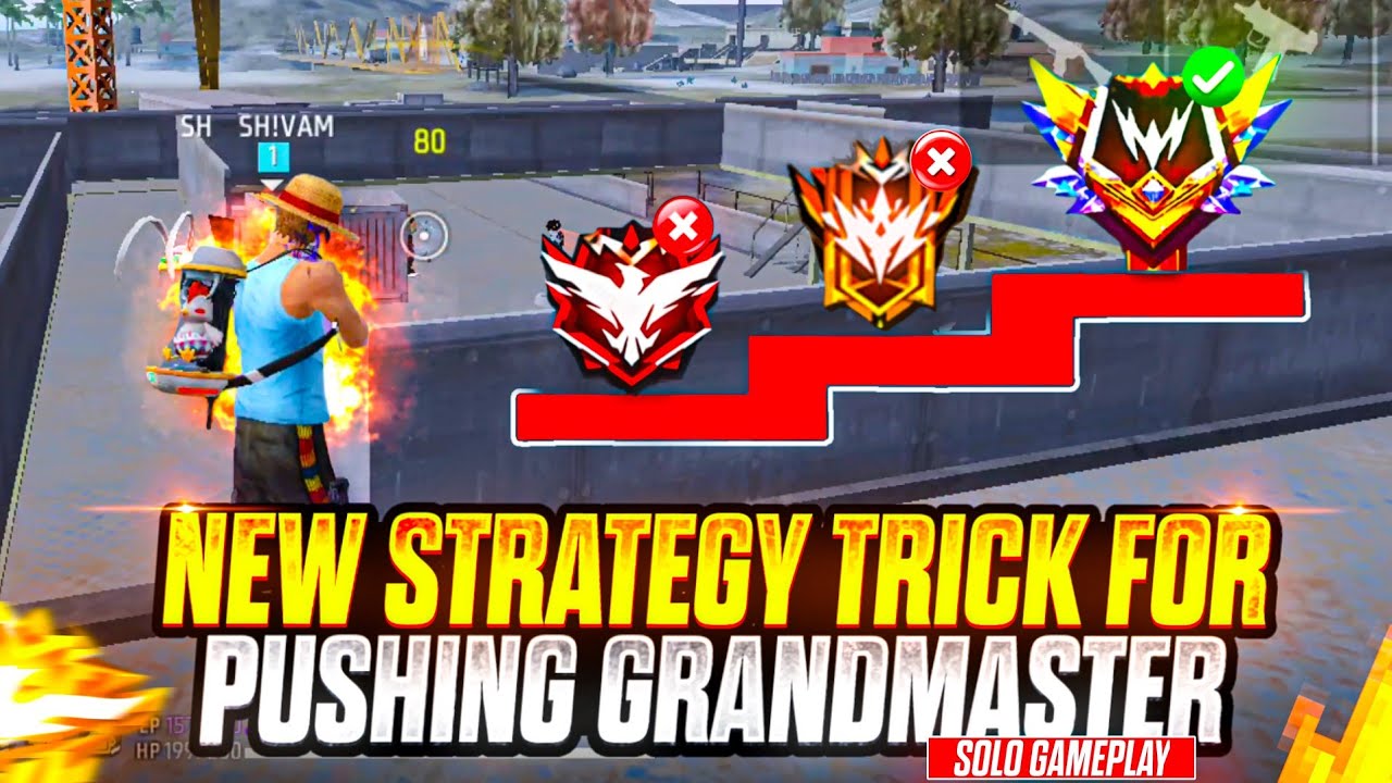 Best Startegy For Solo Grandmaster Push 2026 🔥 | Solo Br Rank Push Tips And Tricks | #freefiremax