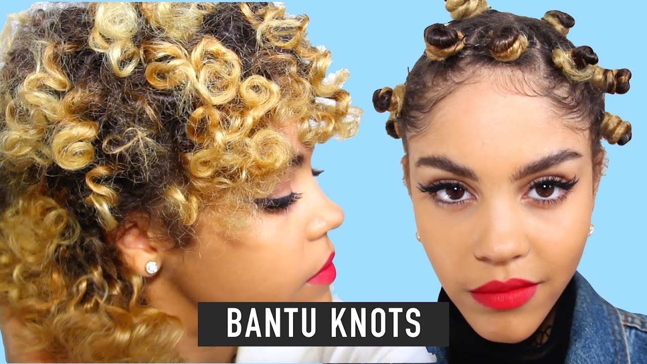 How To Achieve Perfect Bantu Knots On Natural Curly Hair + Tips