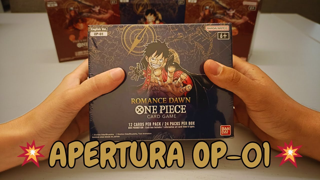 🔥APERTURA DE OP-01 (PARTE 1)🔥| En busca del SHANKS MANGA | One Piece Tcg | OP01 | Romance Dawn