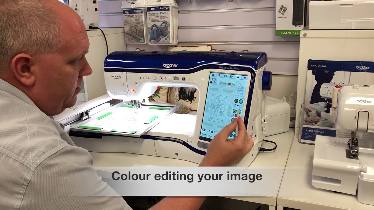 How to convert line drawings to embroidery on a Brother Dream Machine - Echidna Sewing Expert Series