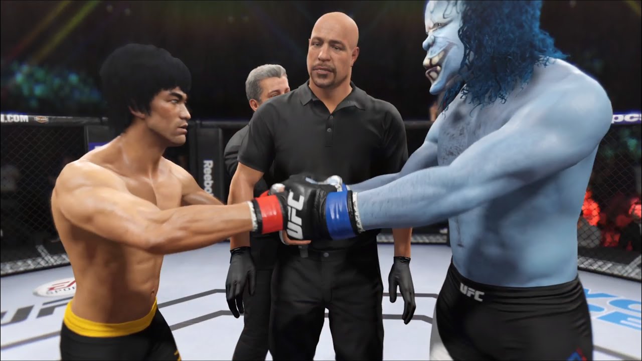 Bruce Lee vs. Frost Ghoul - EA Sports UFC 2 - Epic Fight