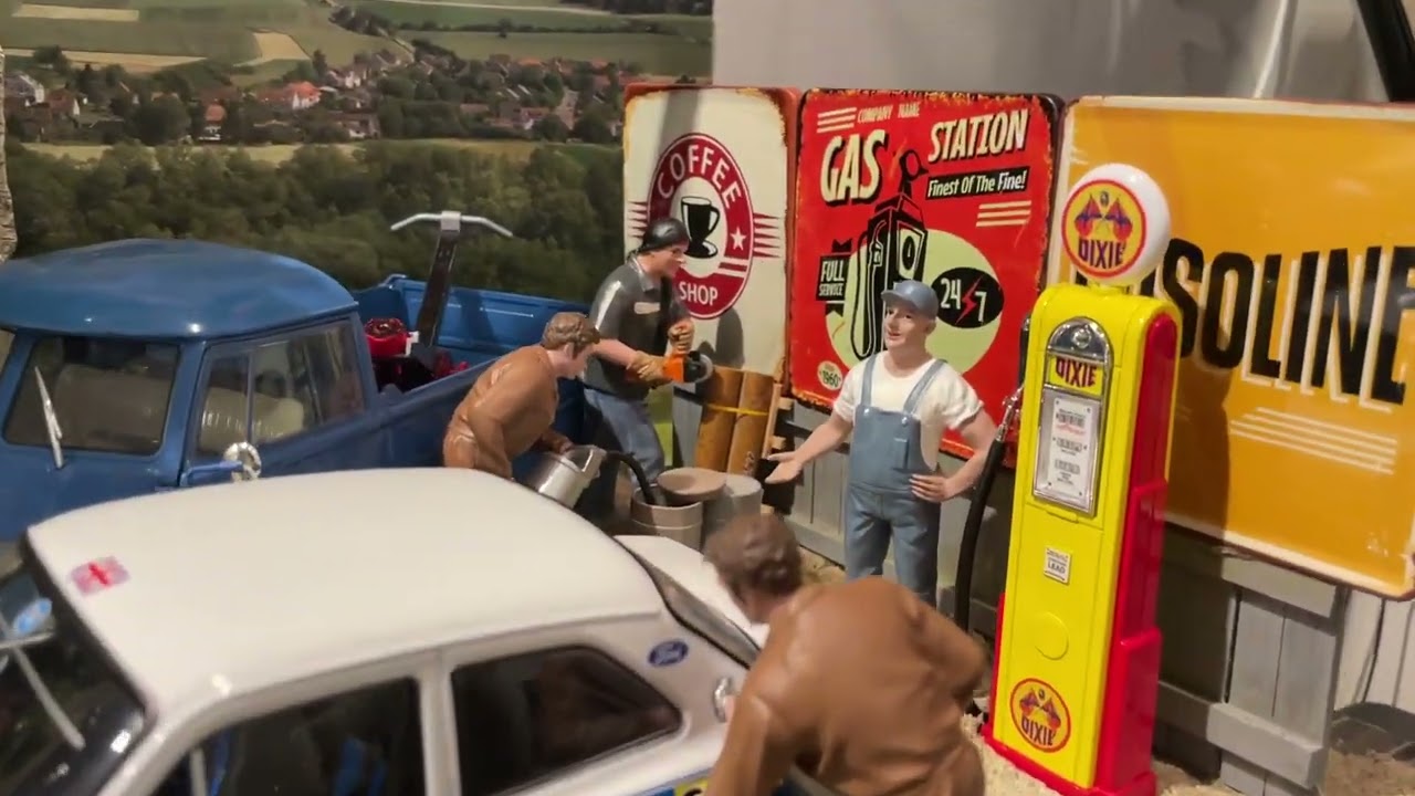Rally diorama