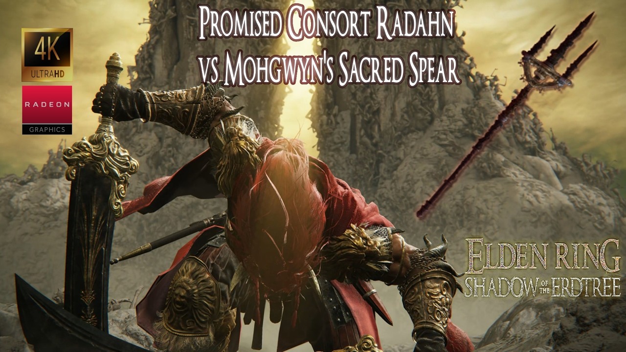 Elden Ring: Shadow of the Erdtree DLC - Promised Consort Radahn vs Mohgwyns Sacred Spear #eldenring