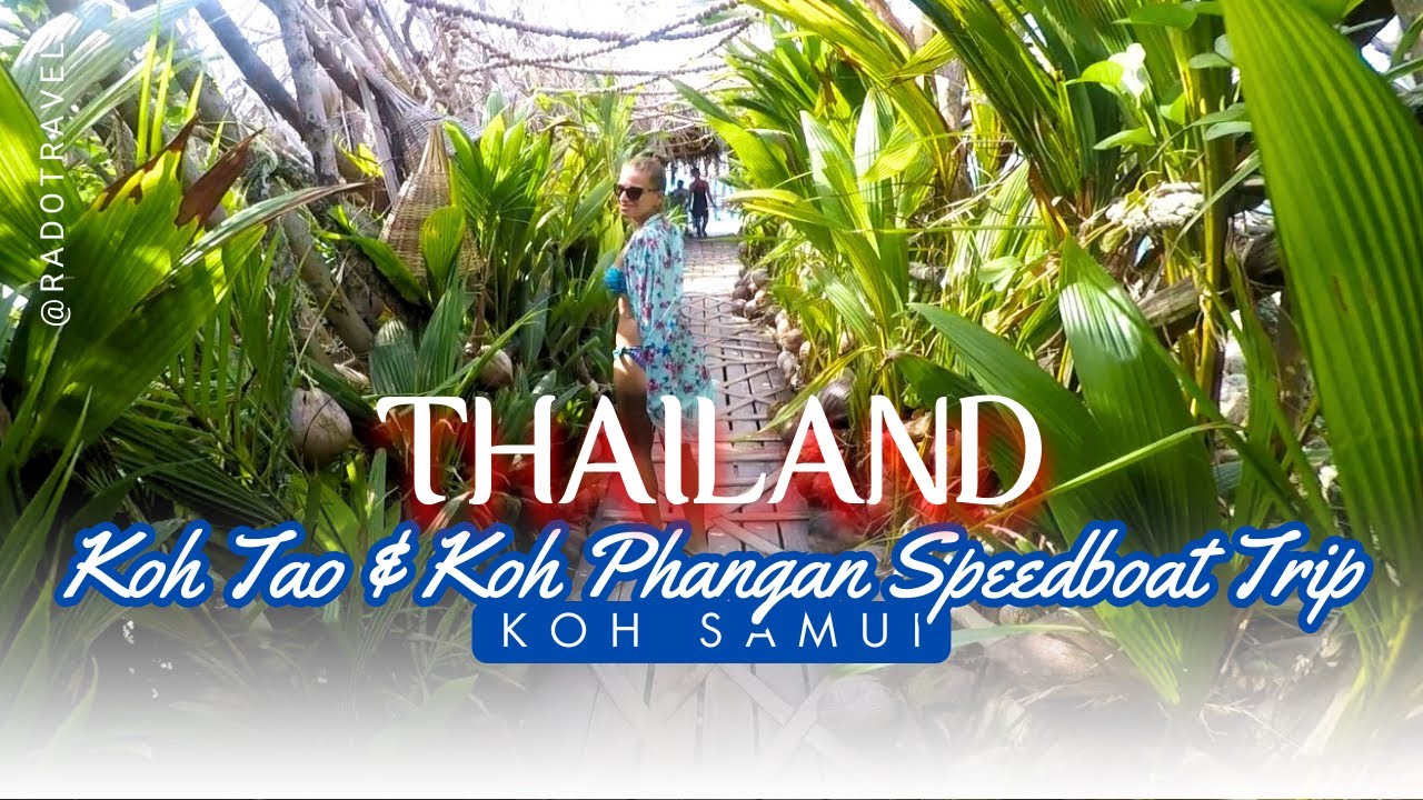 Speedboat trip from Koh Samui on Koh Tao & Koh Phangan, Thailand