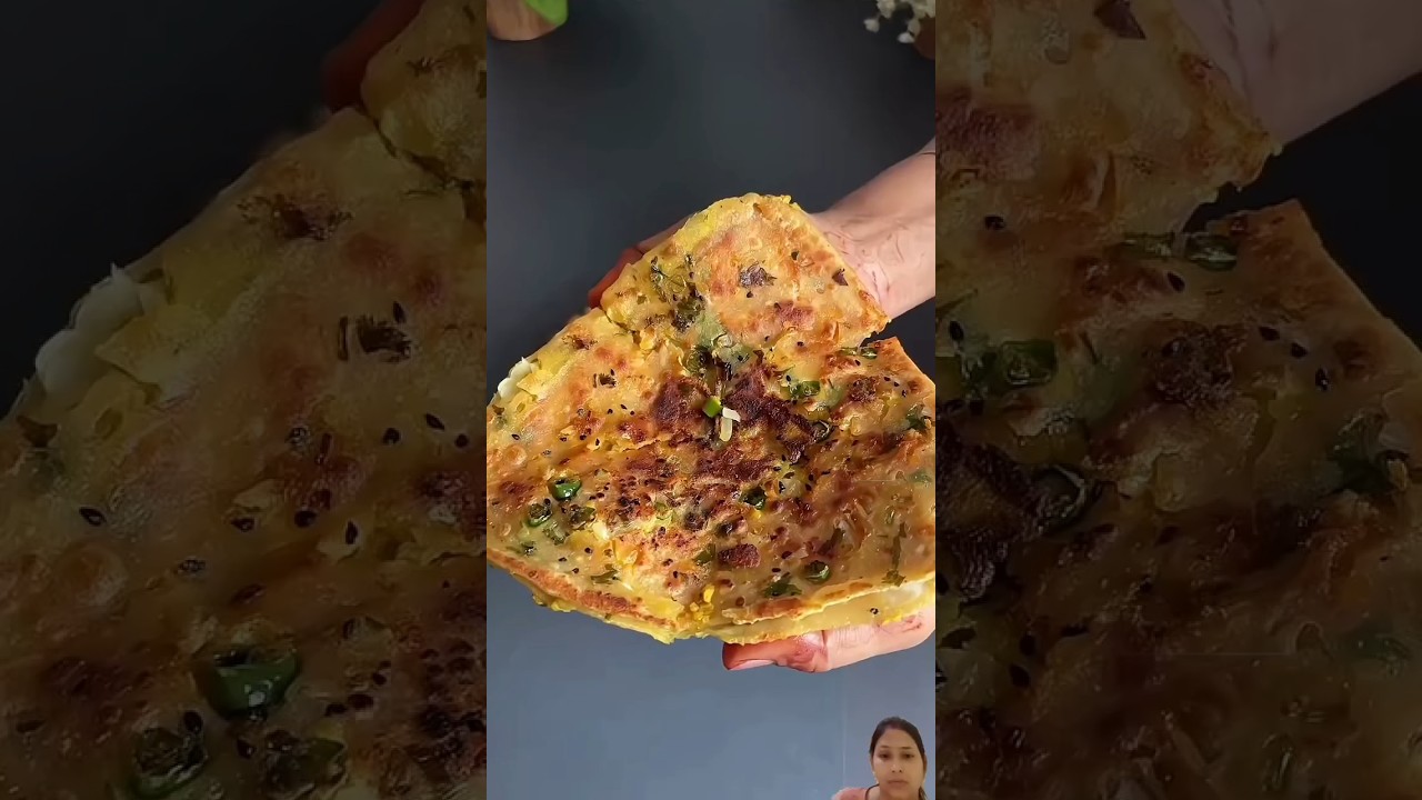 viral 4 layer paratha #shortfeed #shorts #paratha #ytshorts #viralvideo