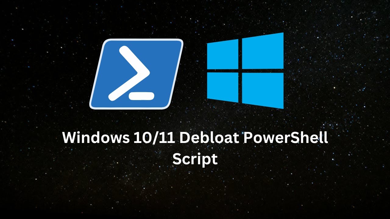 Debloat Windows PowerShell Script