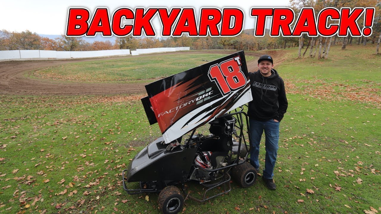 Banging The Boards Around The BackYard Track! (Crazy Fast)