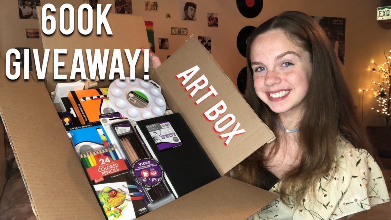 600k Giveaway | ART SUPPLIES