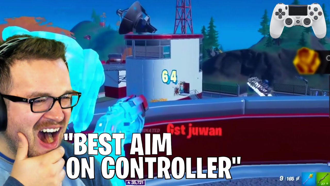 Reacting to LETSHE - AMAZING AIM ON CONTROLLER (Fortnite Reaction)