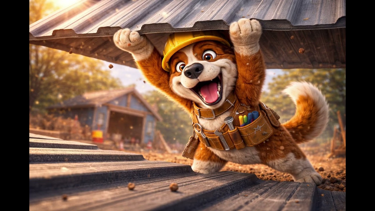 🐶🔨 Bob el Perro Constructor | Canción Infantil Divertida de Construcción | Música para Niños