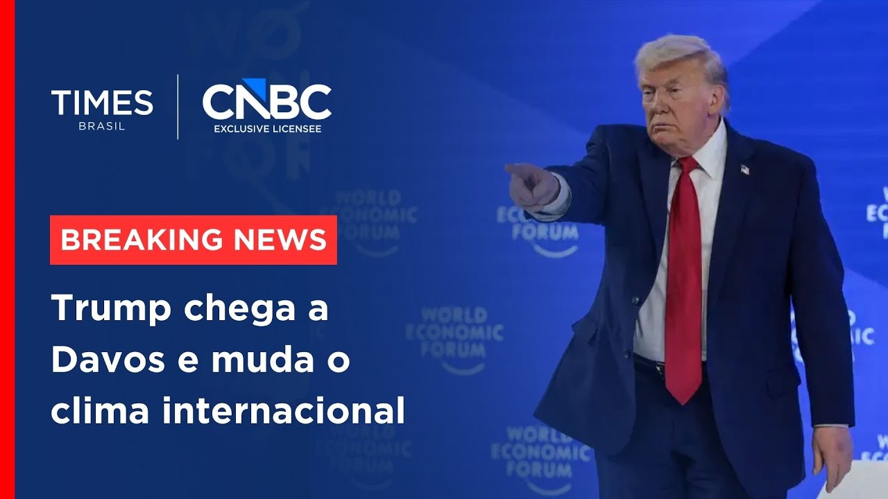 Trump em Davos: recepção a líderes, Groenlândia e impacto no mercado | BREAKING NEWS