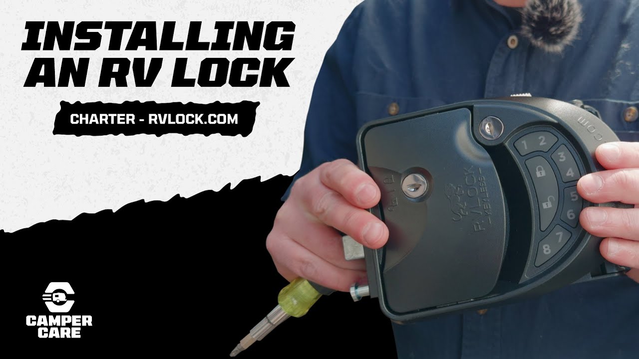 Installing RV Lock On Door - RVLock Charter