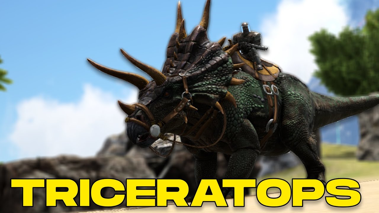 COMO TAMEAR TRICERATOPS y TODAS SUS HABILIDADES (PC, PS y XBOX) - ARK