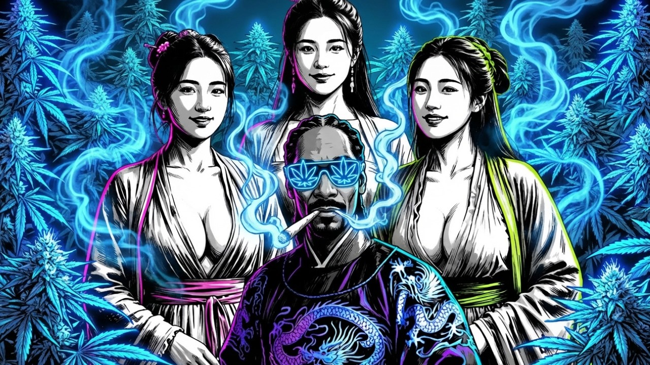 Rap 420 – Noite Chuvosa, Vibe Suave 🌧️🍃🔥 - Snoop Dogg | Bluesy Flow | Stoner Mood