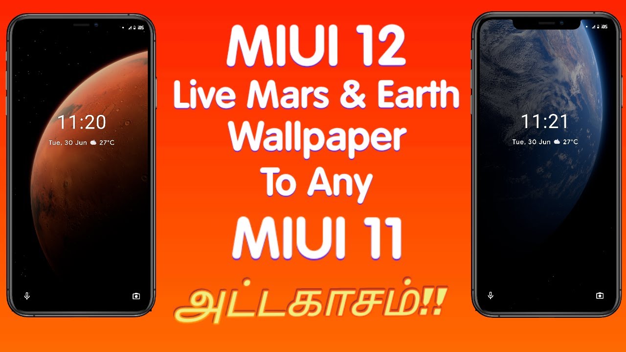 MIUI 12 Super Live Wallpaper in Tamil || Any MIUI 11 👍