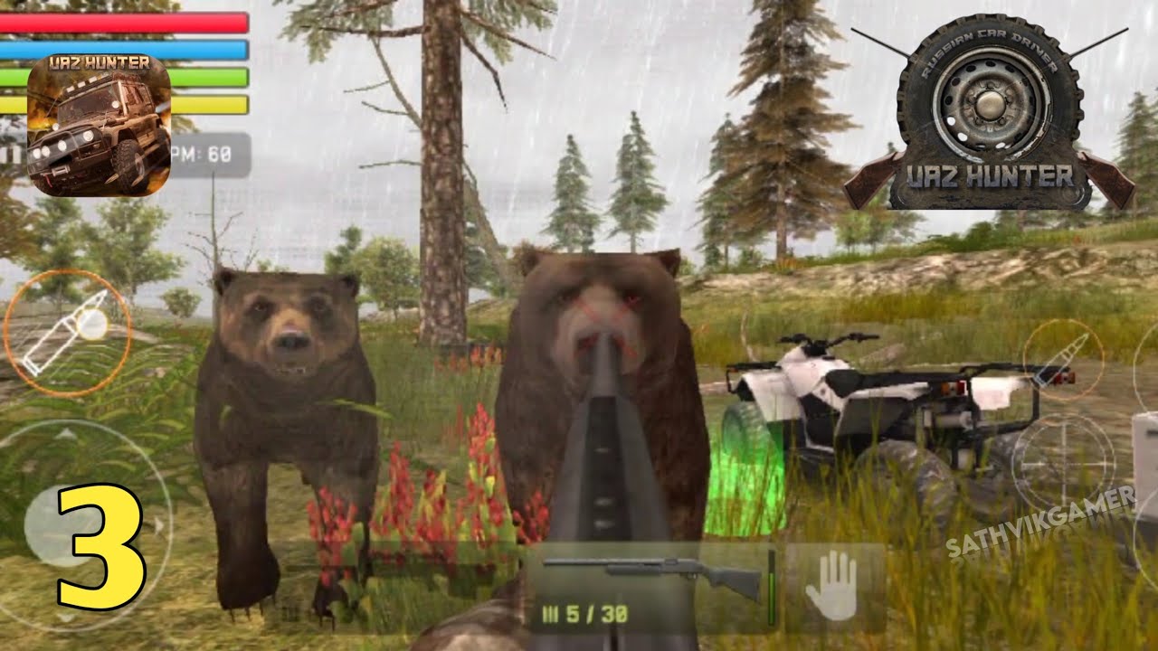Russian Car Driver UAZ HUNTER - Hunting Mode Mission Gameplay Walkthrough -Part 3