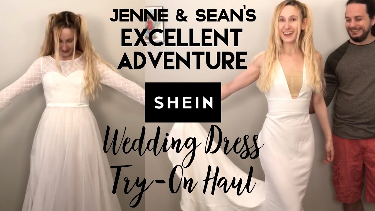 SHEIN WEDDING DRESS TRY ON HAUL - Part 2!! - Wedding Dress Shopping - DRESSES BETWEEN $20-50!!