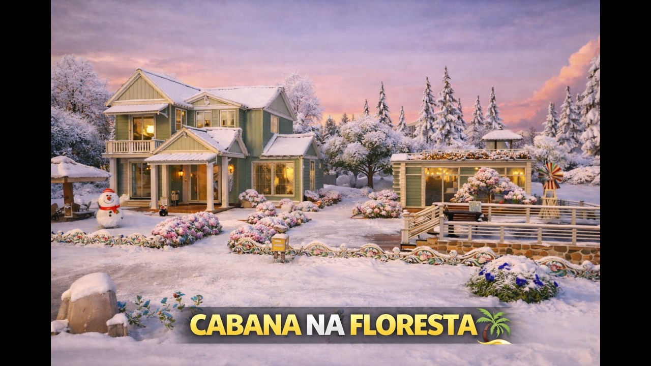 FIZ UMA CABANA NA FLORESTA! | HEARTOPIA