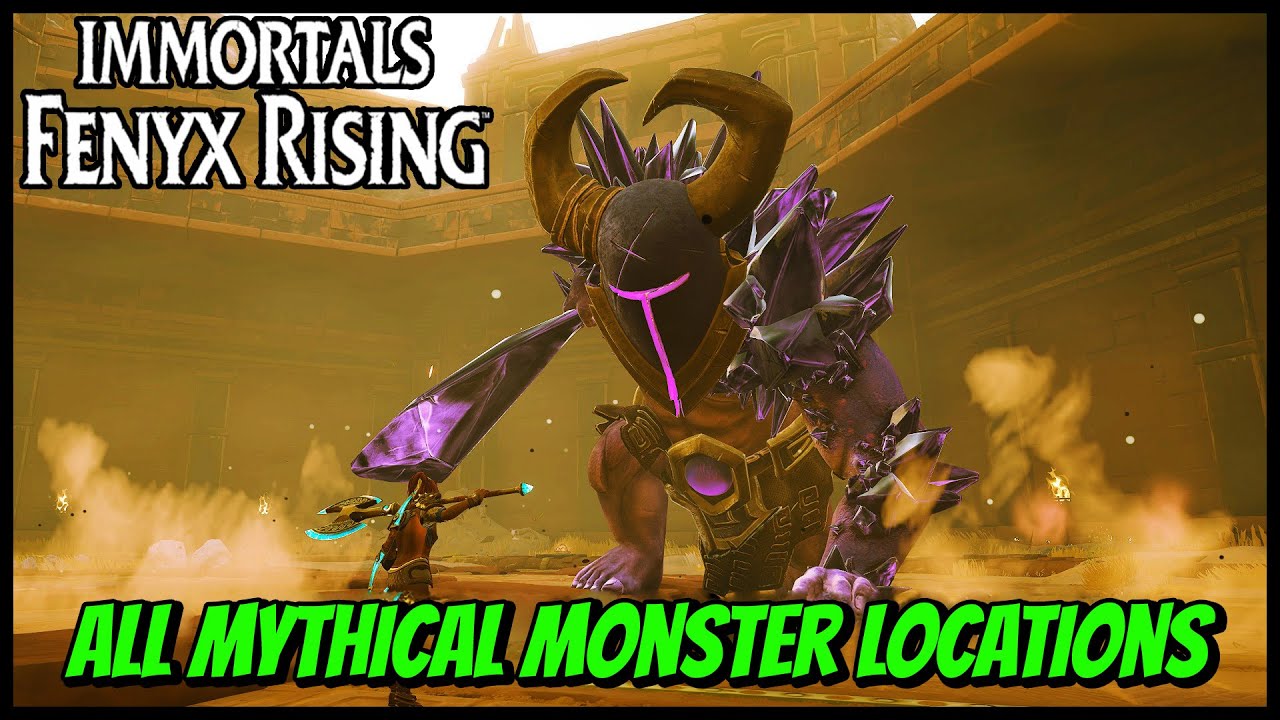 All Mythical Monster Locations I Immortals - Fenyx Rising