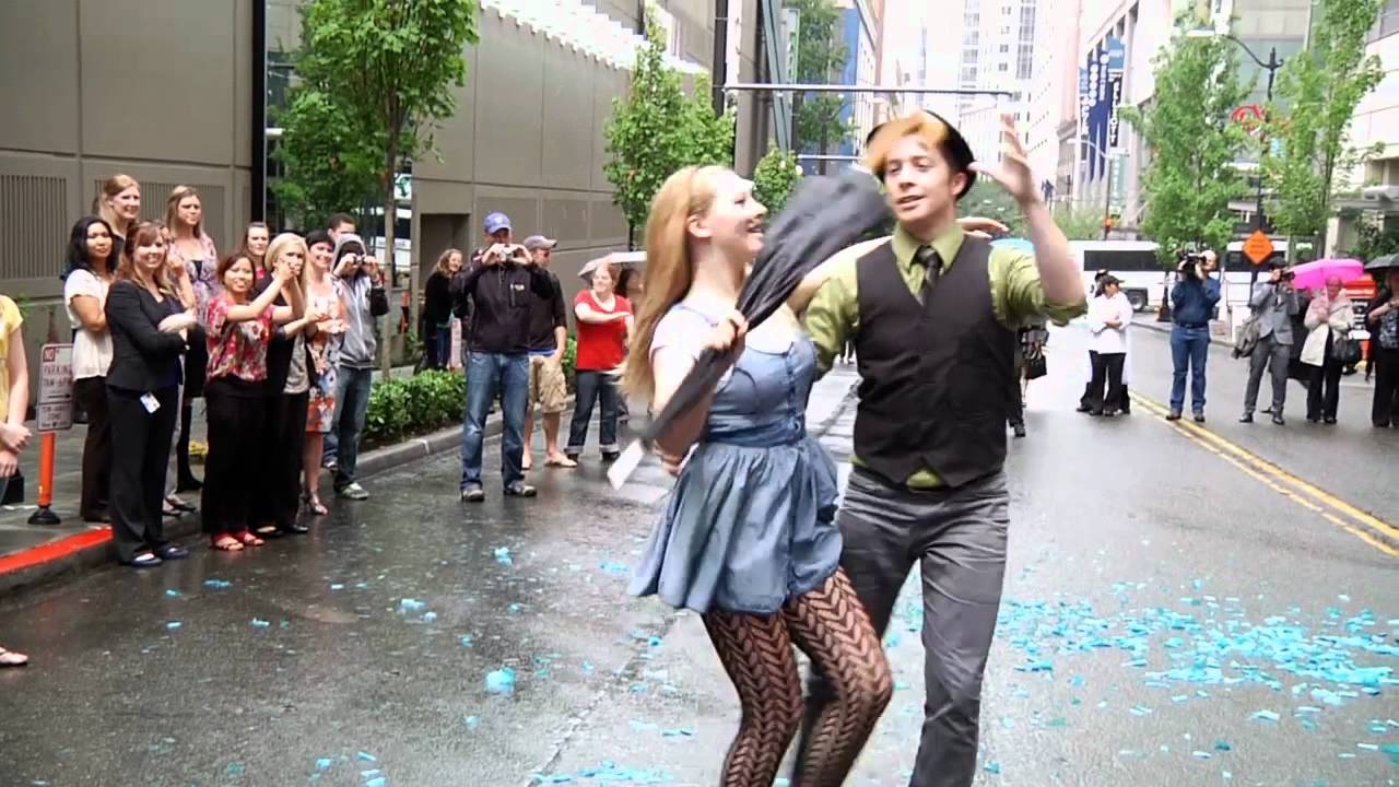 Firework Flash Mob at Flower Sculpture Dedication - Seattle, WA