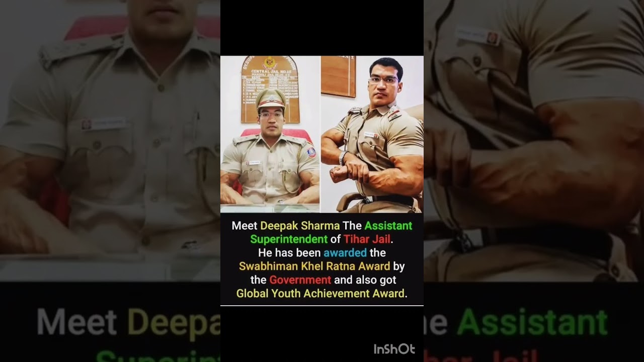 Assistant Superintendent Deepak Sharma #sport #ytshort #explore #upsc #subscribe #tiharjailgangwar