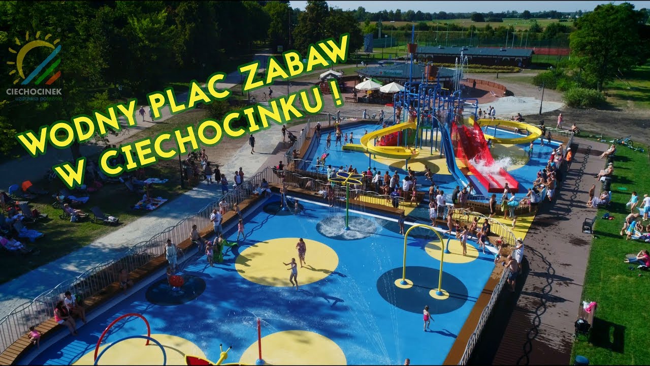 Wodny plac zabaw w Ciechocinku już otwarty!