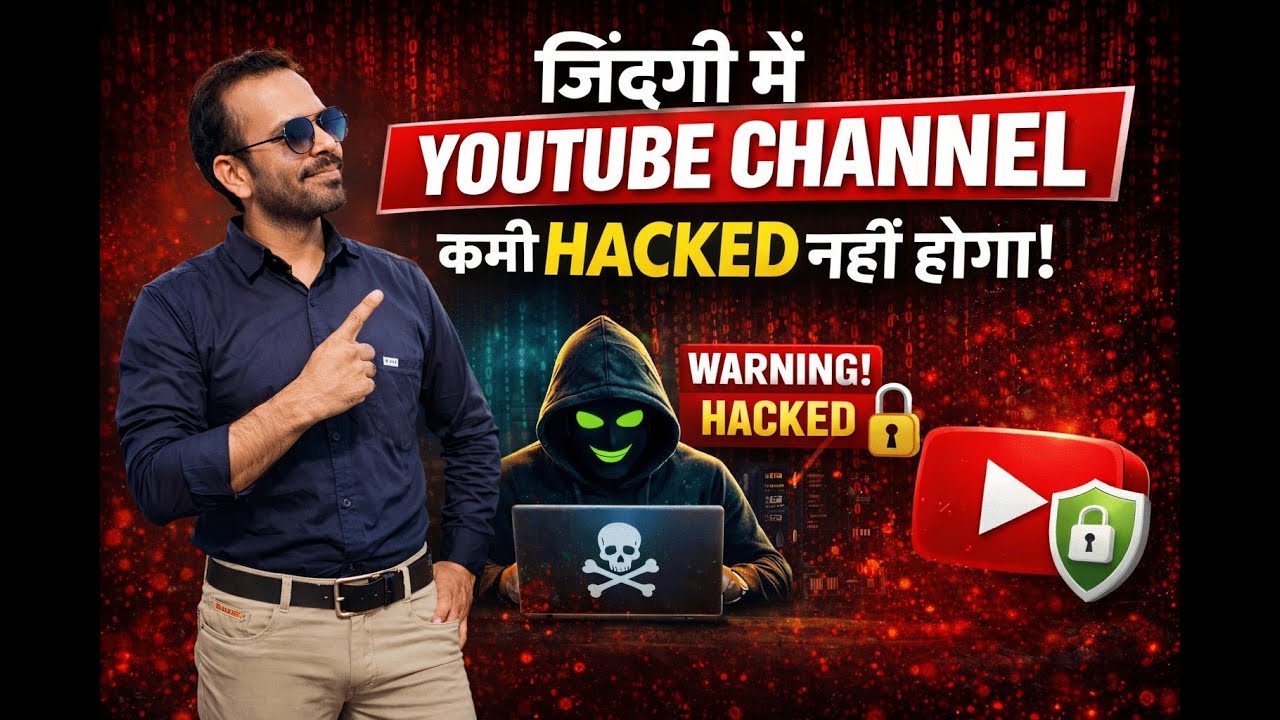 Secure youtube channel from hacking or deleting | how to fix channel from hacking