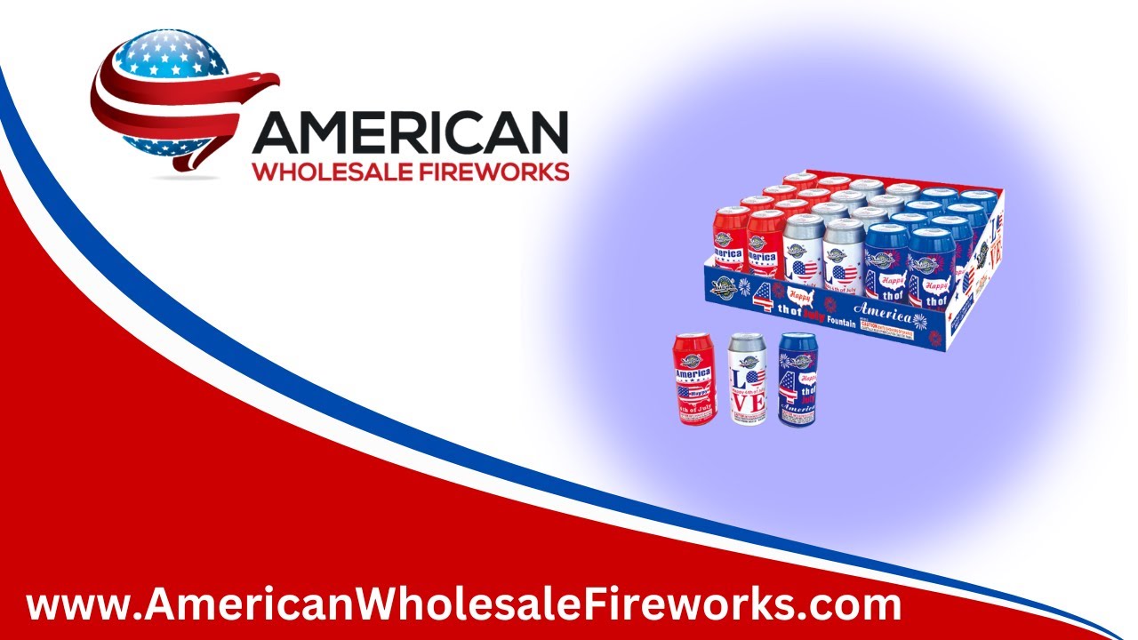 Happy 4th of July (Set of 3) (M3013-Set) ... Available at American Wholesale Fireworks!