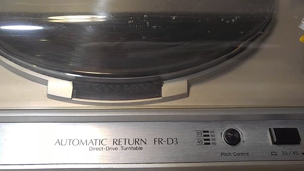 Sansui FR-D3 Automatic Return Direct Drive Turntable