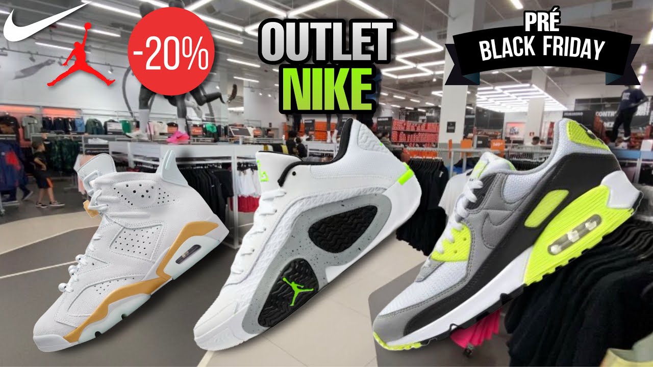 Outlet Nike na Grande SP - Tênis Originais com Descontos de Pré Black Friday na Outlet Premium SBC