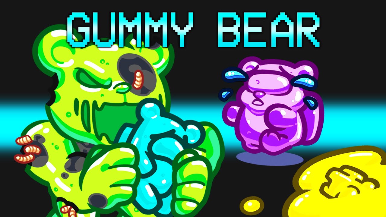 Playing the NEW EVIL GUMMY BEAR MOD in Among Us