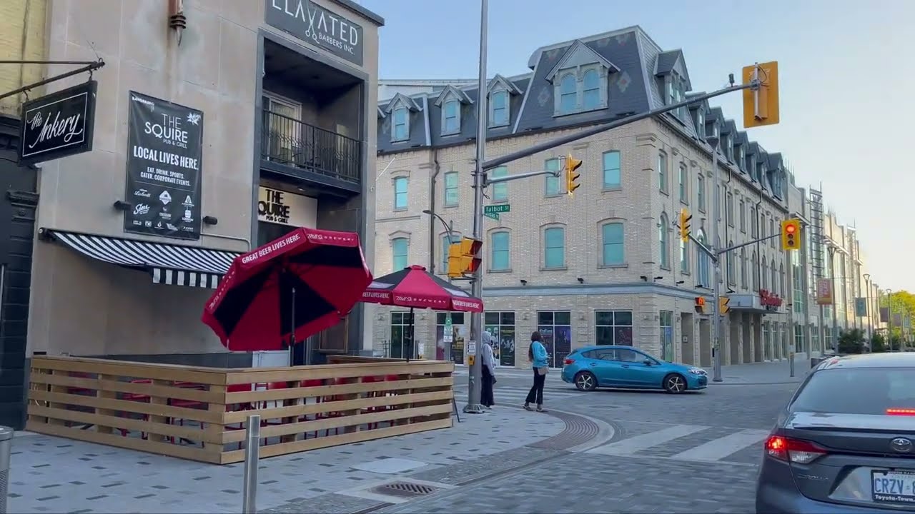 Exploring Downtown London, Ontario - Summer Driving