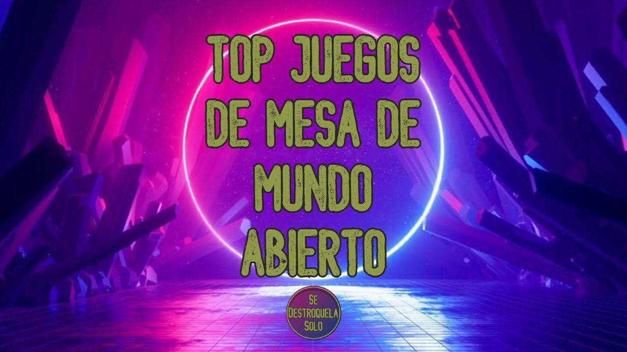 TOP 13  mejores juegos de mesa de mundo abierto 🌍✨