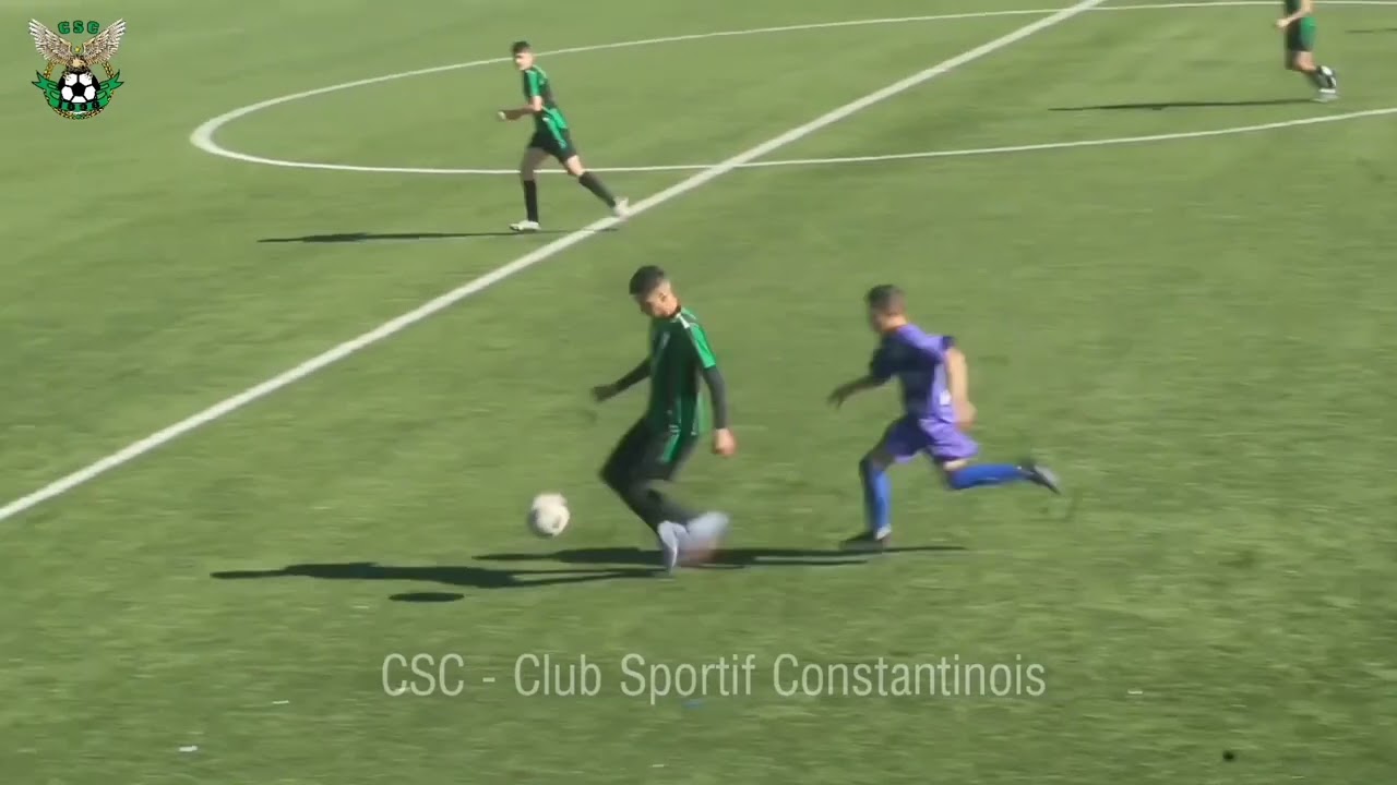 ملخص مباراة الكأس فئة أقل من 15 سنة:   النادي الرياضي القسنطيني 3️⃣ - 0️⃣ أمل العلمة #teamCSCU15💚🖤
