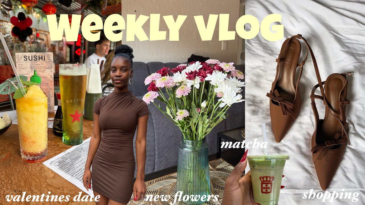 #vlog : spend valentines day with me | shoping, matcha and we went to see CATS the musical🥹