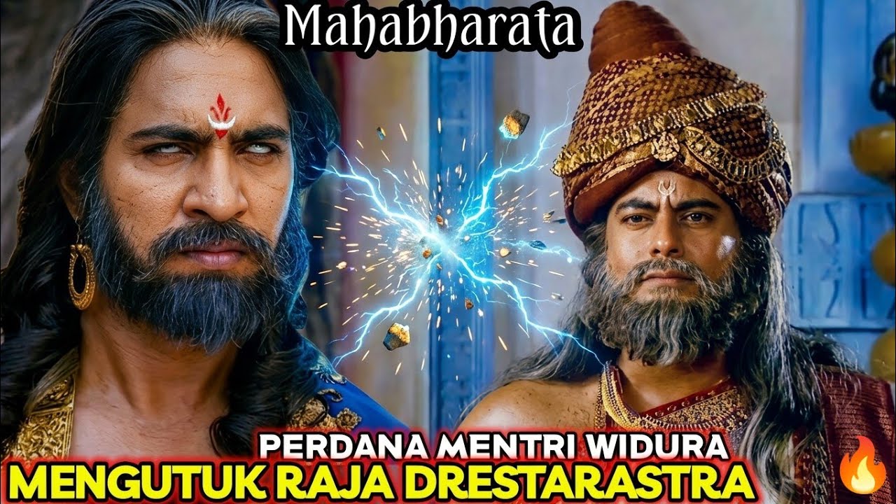 PERDANA MENTRI WIDURA MENGUTUK RAJA DRESTARASTRA ATAS GUGURNYA BISMA - Mahabharata Bahasa Indonesia