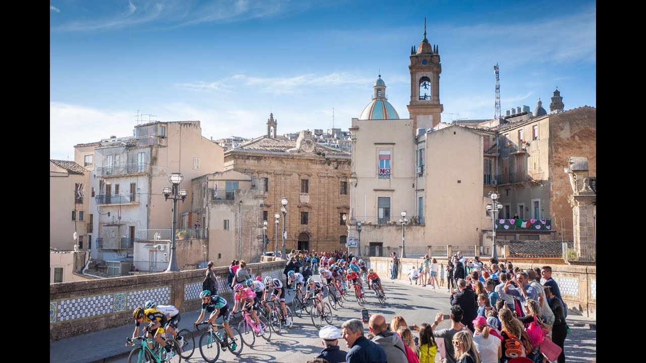 GIRO D'ITALIA, ARRIVO DELLA TAPPA CATANIA CALTAGIRONE
