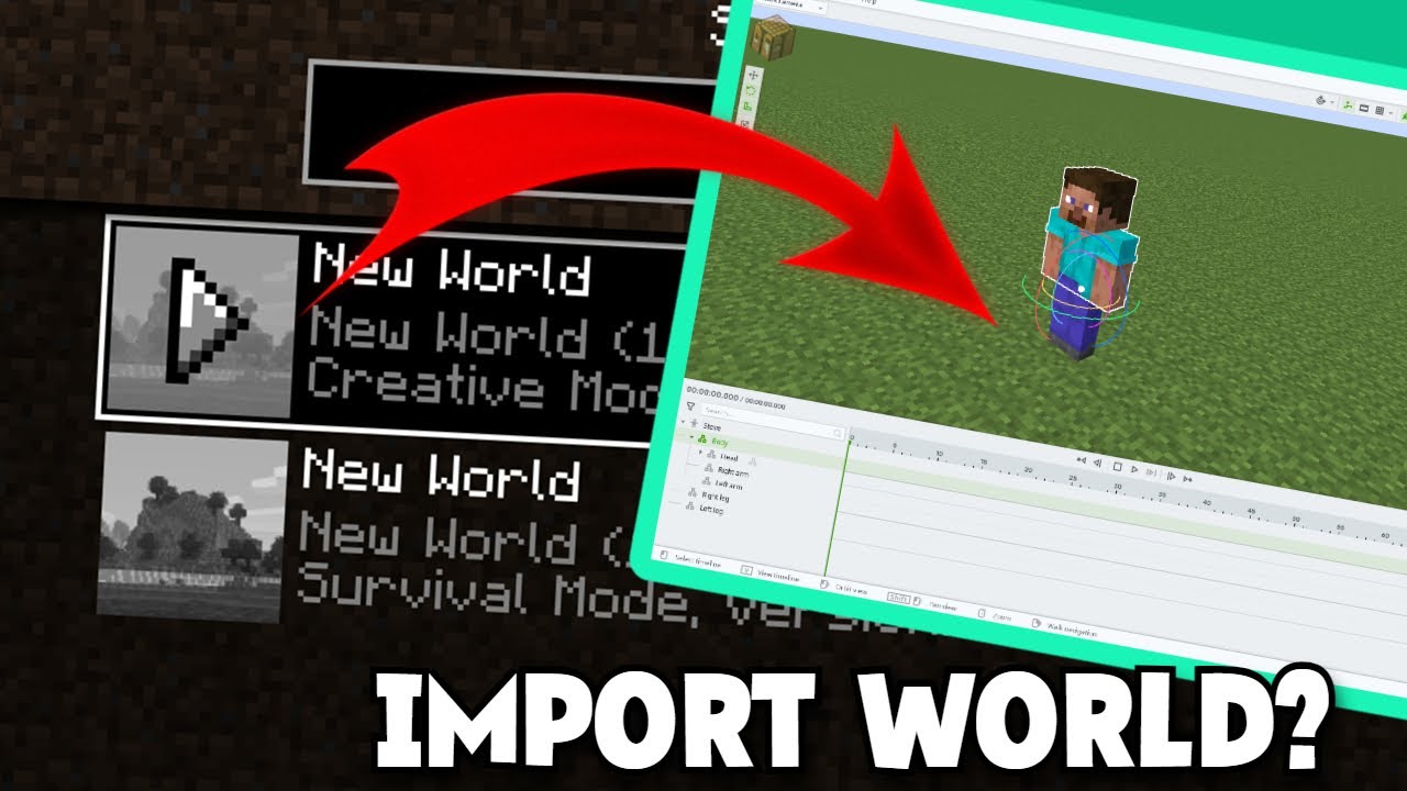 Как импортировать миры Minecraft в Mine-Imator 2.0