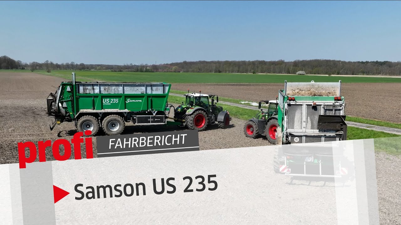 Universalstreuer Samson US 235 | profi #Fahrbericht