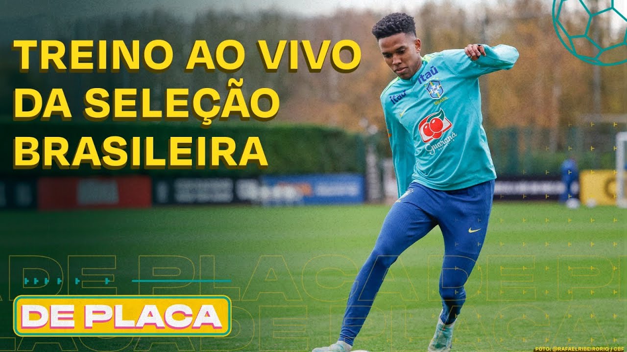 TREINO DA SELEÇÃO AO VIVO; NEYMAR PERDEU MORAL NO SANTOS? YAMAL CORTADO! | De Placa 11/11/25