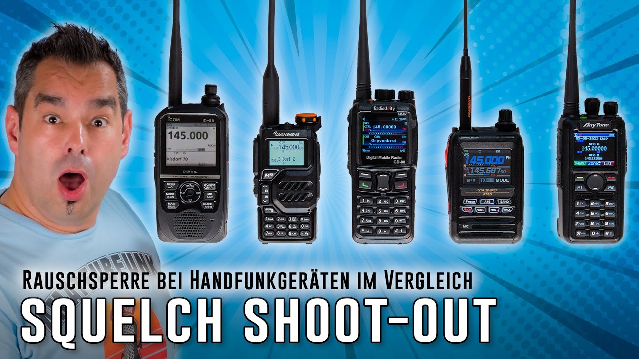 Squelch Shoot-Out 🤠 Rauschsperre bei Handfunkger&auml;ten im Test