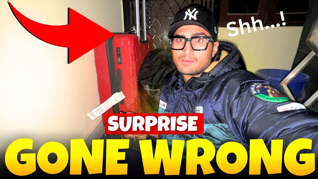 PALLAVI KO SURPRISE DENE DELHI PHUNCHA… PAR ME GHAR KE BAHAR HI REH GYA 😢 #benvlogs 